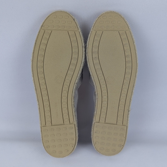 Verbenas Espadrilles Carmen Suede Leather Closed Toe Stone EU41 (9.5/10) NWT - Picture 11 of 16